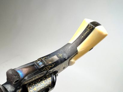 France, fin XIXème.
Exceptionnel petit revolver...