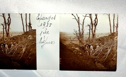 France, 1ère GM.
Lot de 196 vues stéréoscopiques...
