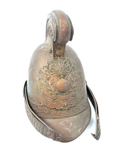 France, IIIème République (1870-1940).
Casque...