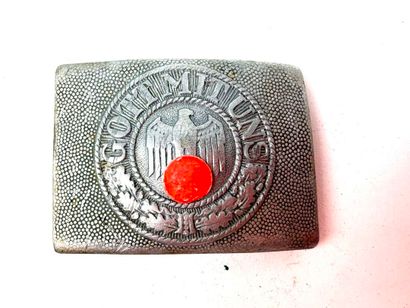 Germany, 2nd GM.
Heer troop belt buckle.
Aluminum...