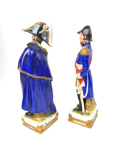 Deux sujets en porcelaine de Saxe Scheibe-Alsbach...