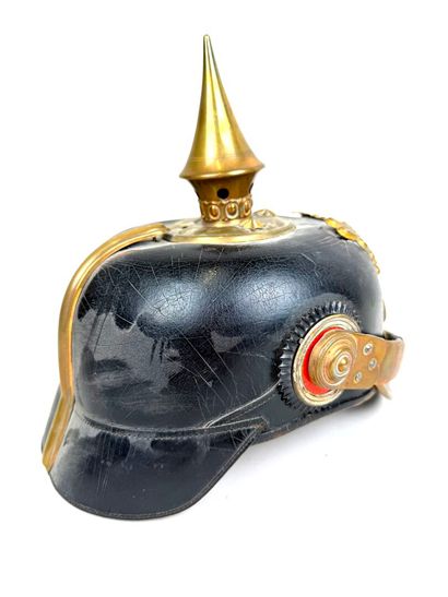 Grand Duché de Bade, 1ère GM.
Casque à pointe...