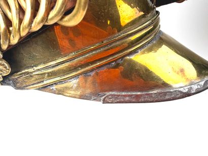Indéterminé, XIXème, 
Casque de cavalerie...