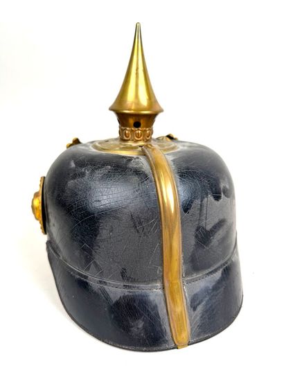 Grand Duché de Bade, 1ère GM.
Casque à pointe...