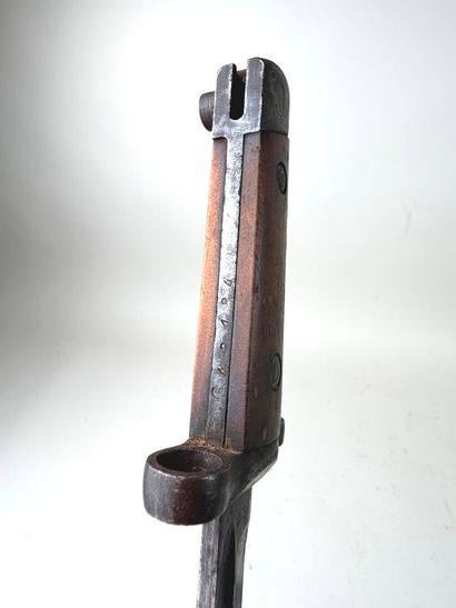 Italie, XXème.
Baïonnette modèle 1938 Carcano....