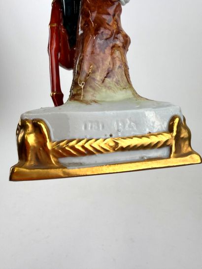 Deux sujets en porcelaine de Saxe Scheibe-Alsbach...
