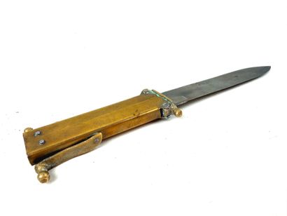 France, 1ère GM.
Couteau de poche pliant...