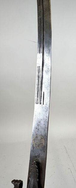 Empire Indo-Persan, XIXème.
Sabre dit Talwar.
Monture...