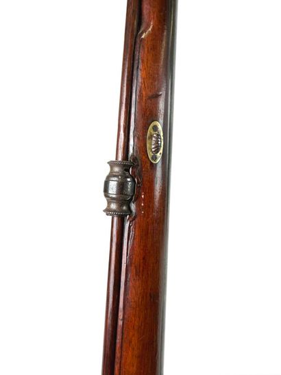 Allemagne, XIXème.
Longue canardière à percussion...