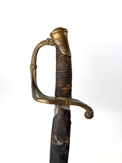 France, XIXème.
Sabre d'officier modèle 1821.
Monture...