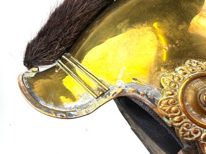 Indéterminé, XIXème, 
Casque de cavalerie...
