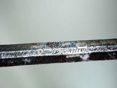 France, Règne de Louis XVI (1774-1793).
Sabre...