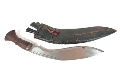 Inde, XXe.
Poignard traditionnel « Kukri...