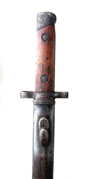 Italie, XXème.
Baïonnette modèle 1938 Carcano....