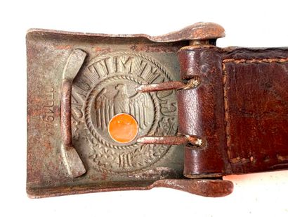 Germany, 2nd GM.
Heer troop belt buckle.
Steel...