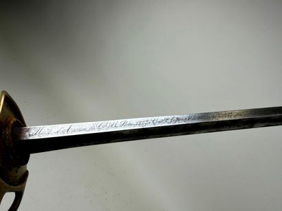 France, IIIème République (1870-1940).
Sabre...