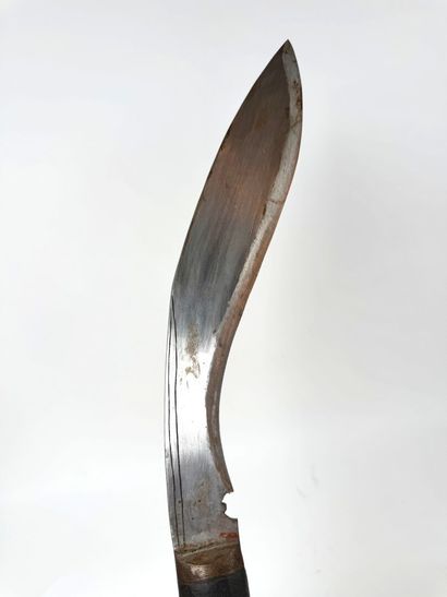 Inde, XXe.
Poignard traditionnel « Kukri...