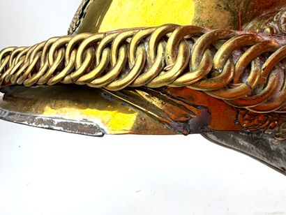 Indéterminé, XIXème, 
Casque de cavalerie...