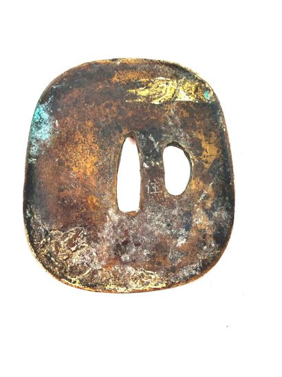 Japon, période Edo (1603 - 1868).
Tsuba Naga...
