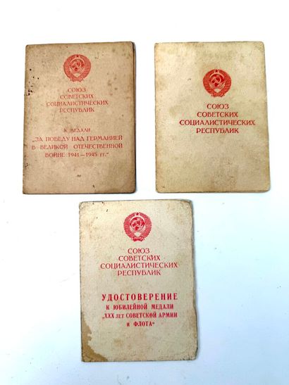 Union Soviétique, 2ème GM et après.
Lot de...