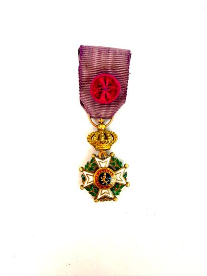 Belgique, XXème.
Ordre de Léopold, institué...
