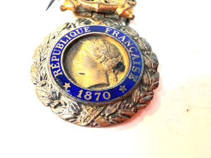 France, 1ère GM.
Lot de sept médailles Militaires,...