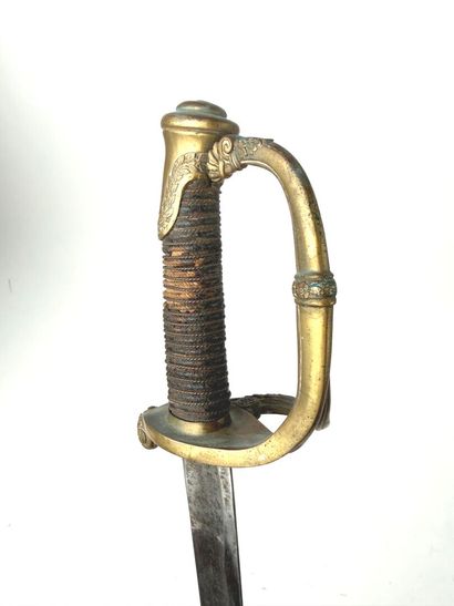 France, XIXème.
Sabre d'officier modèle 1821.
Monture...