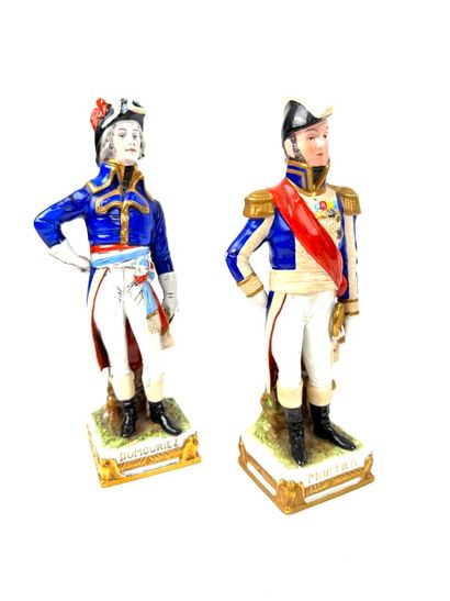 Deux sujets en porcelaine de Saxe Scheibe-Alsbach...