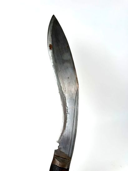 Inde, XXe.
Poignard traditionnel « Kukri...