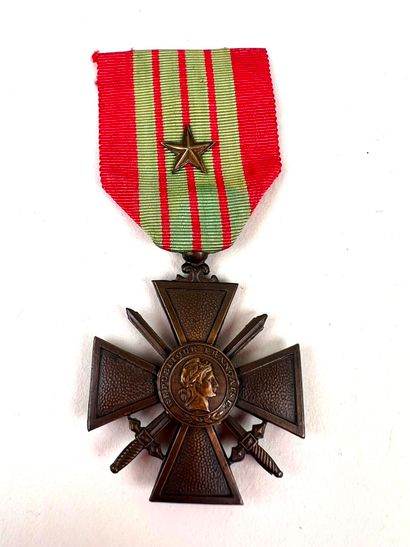 France, 1ère et 2ème GM.
Ensemble de 9 croix...