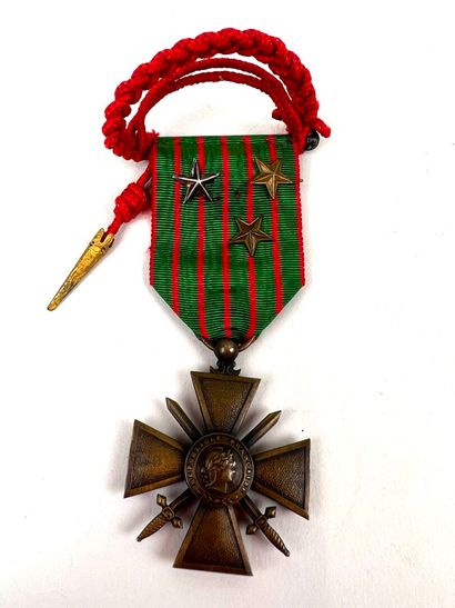 France, 1ère et 2ème GM.
Ensemble de 9 croix...