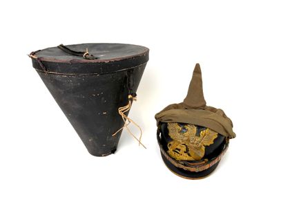 Grand Duché de Bade, 1ère GM.
Casque à pointe...