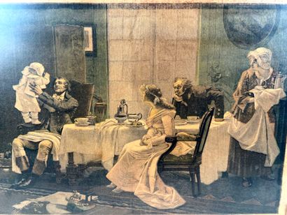 Léopold FLAMENG (1831-1911), d'après.
Gravure...