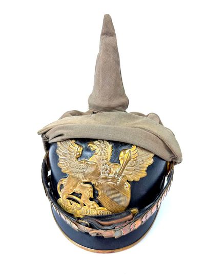 Grand Duché de Bade, 1ère GM.
Casque à pointe...