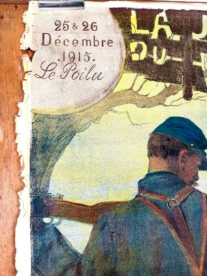 France, 1ère GM.
Affiche lithographiée 