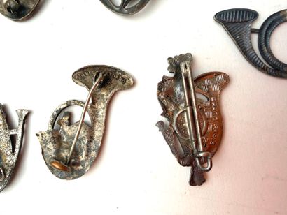 France, XXème.
Ensemble de 16 insignes de...