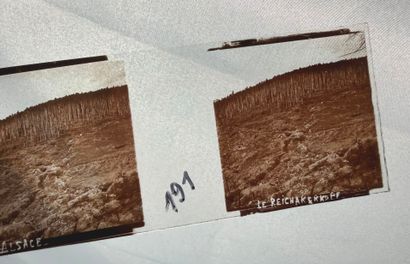 France, 1ère GM.
Lot de 196 vues stéréoscopiques...