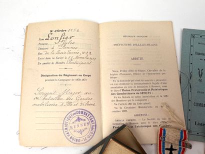 France, IIIème République (1870-1940).
Lot...