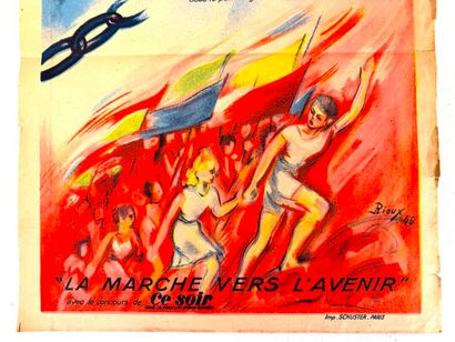 France, Période LIBERATION (1944-46).
Affiche...