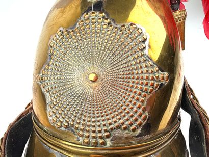 Indéterminé, XIXème, 
Casque de cavalerie...
