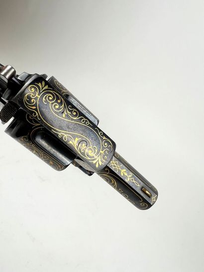 France, fin XIXème.
Exceptionnel petit revolver...