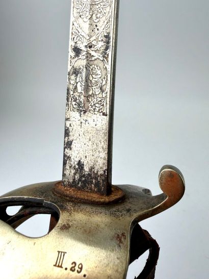 Royaume de Bade, Second Reich (1871-1918).
Sabre...
