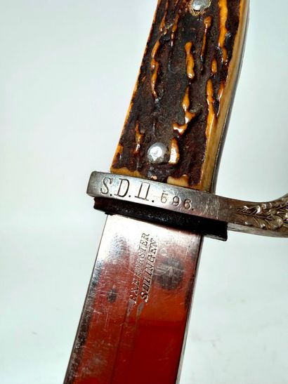 Allemagne, 2ème GM.
Rare baïonnette réglementaire...