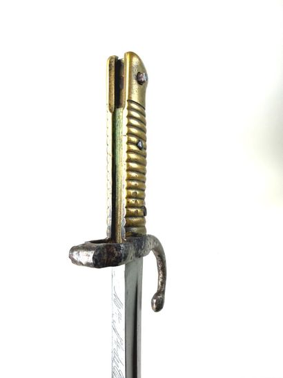 France, IIIe République (1870-1940).
Sabre-baïonnette...