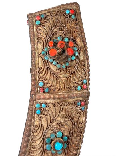 Inde, XXe.
Poignard traditionnel « Kukri...