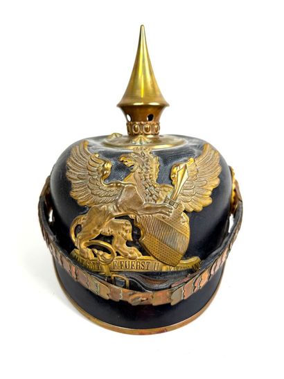 Grand Duché de Bade, 1ère GM.
Casque à pointe...