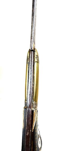 Espagne, Milieu XIXe.
Important couteau pliant...