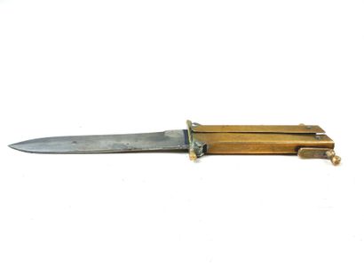 France, 1ère GM.
Couteau de poche pliant...