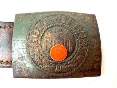 Germany, 2nd GM.
Heer troop belt buckle.
Steel...