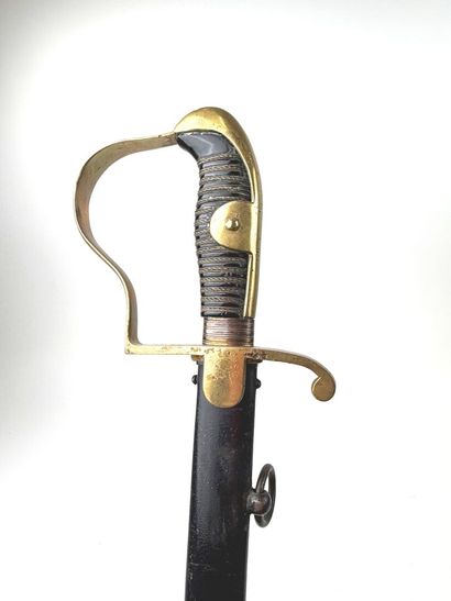 Royaume de Bavière, 1ere GM. 
Sabre d'officier.
Monture...